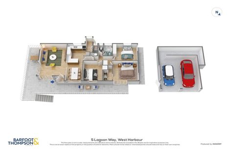 Photo of property in 5 Lagoon Way, West Harbour, Auckland, 0618