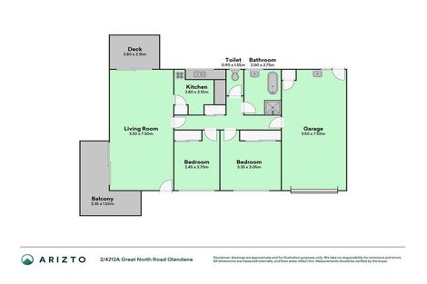 Photo of property in 2/4212a Great North Road, Glendene, Auckland, 0602