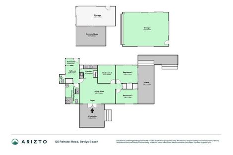 Photo of property in 125 Rehutai Road, Baylys Beach, Dargaville, 0377