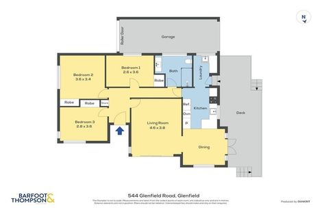 Photo of property in 544 Glenfield Road, Glenfield, Auckland, 0629