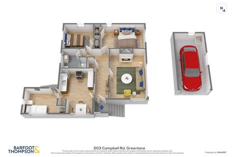 Photo of property in 203 Campbell Road, Greenlane, Auckland, 1061