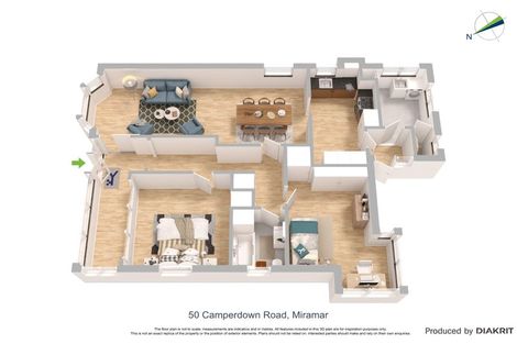 Photo of property in 50 Camperdown Road, Miramar, Wellington, 6022