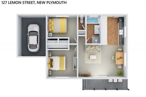 Photo of property in 3/127 Lemon Street, New Plymouth, 4312