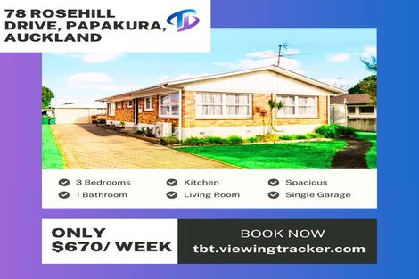 Photo of property in 78 Rosehill Drive, Rosehill, Papakura, 2113