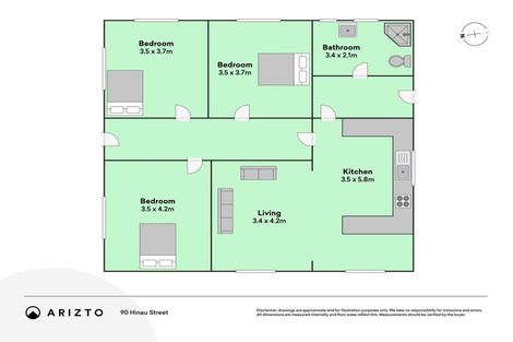 Photo of property in 90 Hinau Street, Castlecliff, Whanganui, 4501