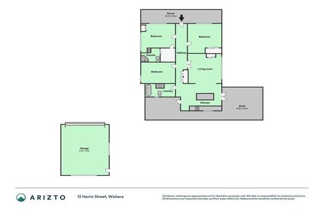 Photo of property in 12 Harris Street, Waitara, 4320