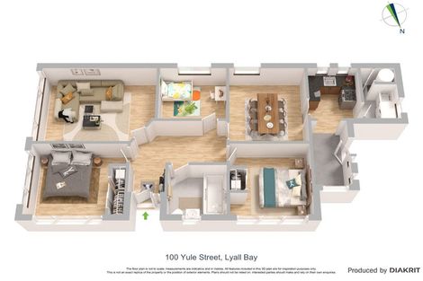 Photo of property in 100 Yule Street, Lyall Bay, Wellington, 6022