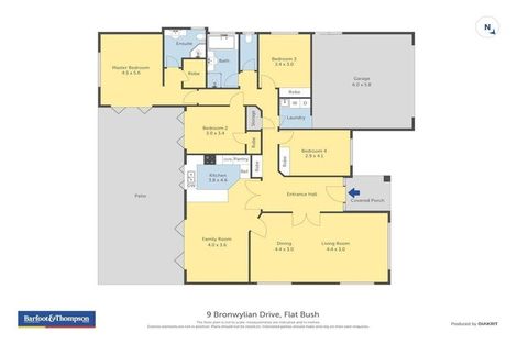 Photo of property in 9 Bronwylian Drive, Flat Bush, Auckland, 2016