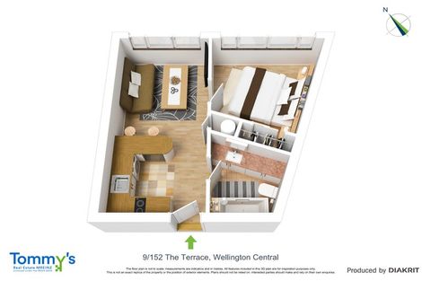 Photo of property in Hume House, 9/152 The Terrace, Wellington Central, Wellington, 6011