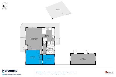 Photo of property in 1/61 Mcclintock Road, Massey, Auckland, 0614