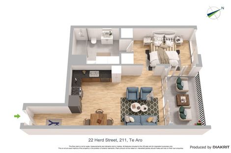 Photo of property in Chaffers Dock, 211/22 Herd Street, Te Aro, Wellington, 6011