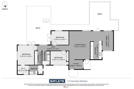 Photo of property in 1/11 Pullum Street, Birkenhead, Auckland, 0626