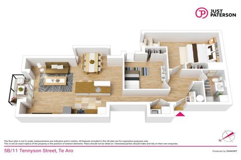 Photo of property in Republic2, 5b/11 Tennyson Street, Te Aro, Wellington, 6011