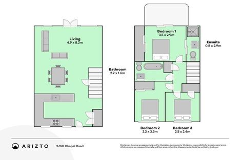 Photo of property in 2/150 Chapel Road, Flat Bush, Auckland, 2019