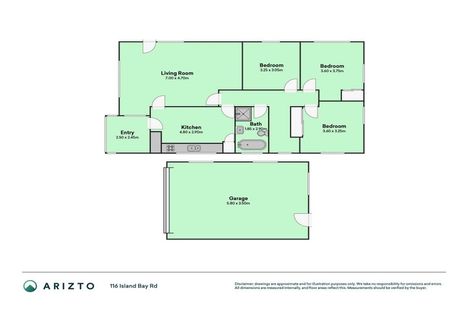 Photo of property in 116 Island Bay Road, Beach Haven, Auckland, 0626