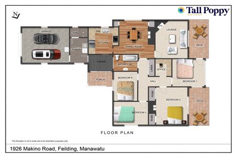 Photo of property in 1926 Makino Road, Halcombe, Feilding, 4779