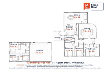 Photo of property in 5 Tregarth Street, Saint Johns Hill, Whanganui, 4501