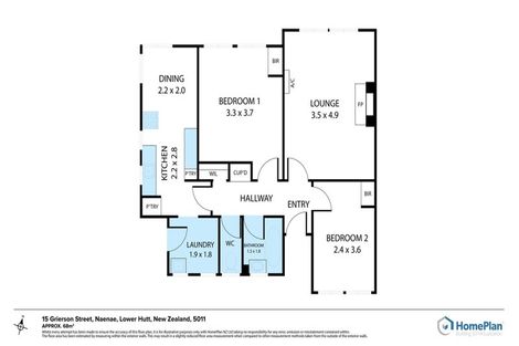 Photo of property in 15 Grierson Street, Naenae, Lower Hutt, 5011