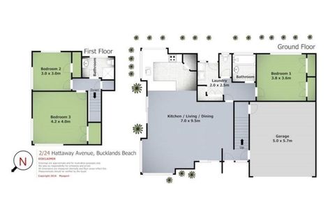 Photo of property in 2/24 Hattaway Avenue, Bucklands Beach, Auckland, 2012