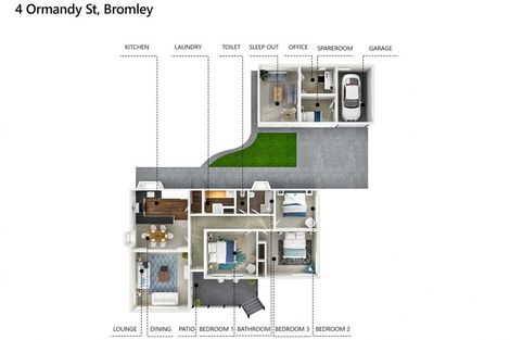 Photo of property in 4 Ormandy Place, Bromley, Christchurch, 8062