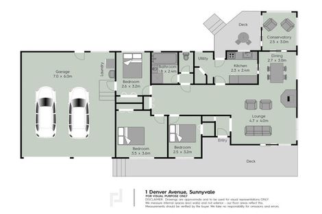 Photo of property in 1 Denver Avenue, Sunnyvale, Auckland, 0612