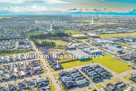 Photo of property in 63 William Nicholls Drive, Belfast, Christchurch, 8051