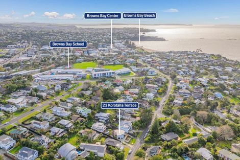 Photo of property in 23 Korotaha Terrace, Rothesay Bay, Auckland, 0630
