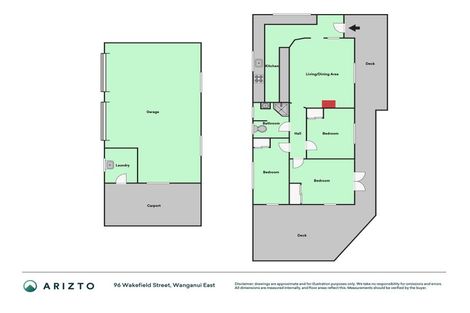 Photo of property in 96 Wakefield Street, Whanganui East, Whanganui, 4500