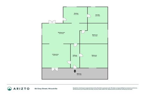 Photo of property in 86 Grey Street, Woodville, 4920