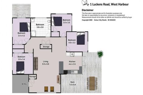 Photo of property in 1 Luckens Road, West Harbour, Auckland, 0618