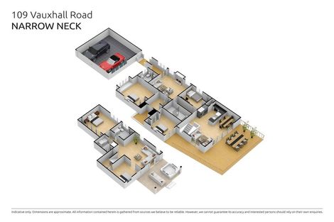 Photo of property in 109 Vauxhall Road, Narrow Neck, Auckland, 0624