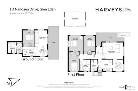 Photo of property in 1d Nandana Drive, Glen Eden, Auckland, 0602