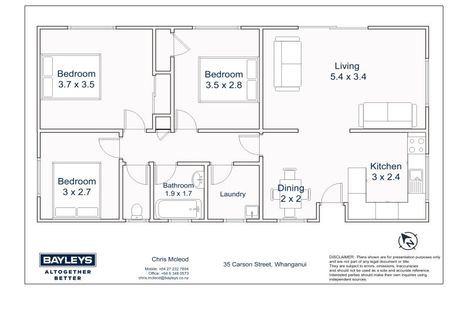Photo of property in 35 Carson Street, Castlecliff, Whanganui, 4501