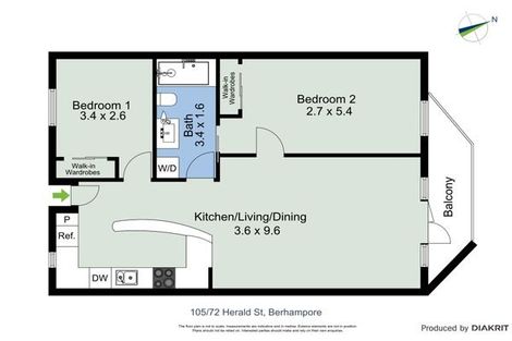 Photo of property in Luxford Villas, 105/72 Herald Street, Berhampore, Wellington, 6023