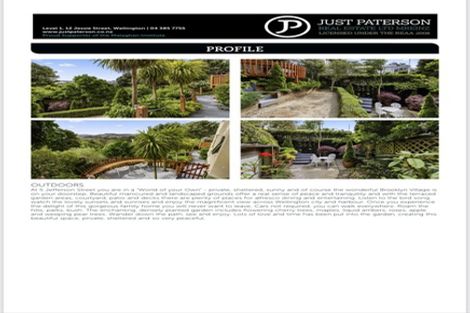 Photo of property in 5 Jefferson Street, Brooklyn, Wellington, 6021