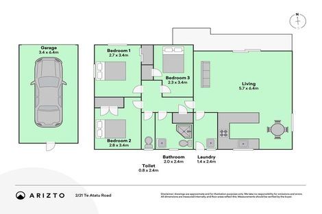 Photo of property in 2/21 Te Atatu Road, Te Atatu South, Auckland, 0610