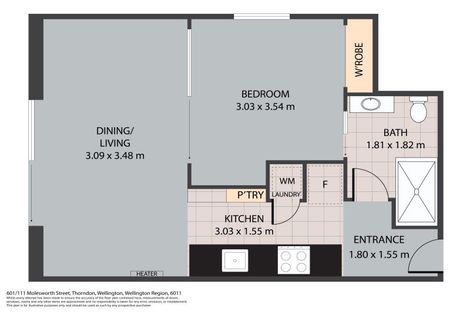 Photo of property in Frame Apartments, 601/111 Molesworth Street, Thorndon, Wellington, 6011