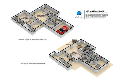 Photo of property in 186 Dinsdale Road, Dinsdale, Hamilton, 3204