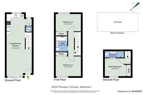 Photo of property in 8/24 Princess Terrace, Newtown, Wellington, 6021