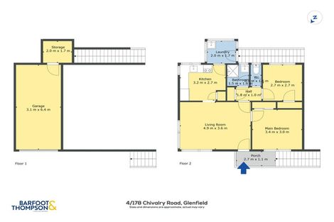 Photo of property in 4/178 Chivalry Road, Glenfield, Auckland, 0629