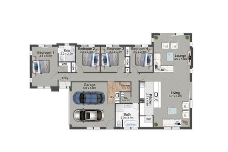 Photo of property in 8 Loch Tanna Way, Broomfield, Christchurch, 8042