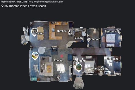 Photo of property in 35 Thomas Place, Foxton Beach, Foxton, 4815