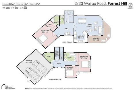 Photo of property in 2/23 Wairau Road, Forrest Hill, Auckland, 0627