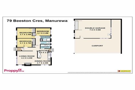 Photo of property in 79 Beeston Crescent, Manurewa, Auckland, 2102