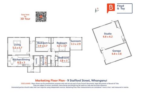 Photo of property in 9 Stafford Street, Springvale, Whanganui, 4501