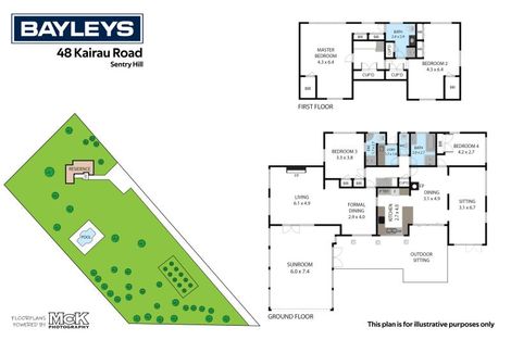 Photo of property in 48 Kairau Road West, Sentry Hill, New Plymouth, 4373