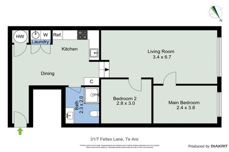 Photo of property in Dixonlane Apartments, 31/7 Feltex Lane, Te Aro, Wellington, 6011