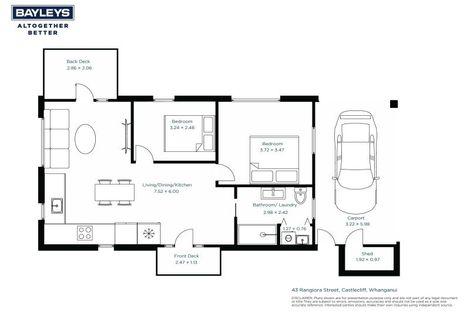 Photo of property in 43 Rangiora Street, Castlecliff, Whanganui, 4501