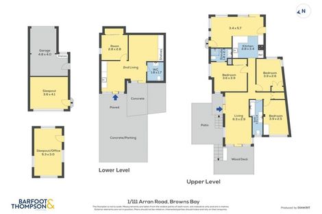 Photo of property in 1/111 Arran Road, Browns Bay, Auckland, 0630