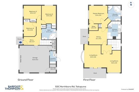 Photo of property in 53c Northboro Road, Belmont, Auckland, 0622